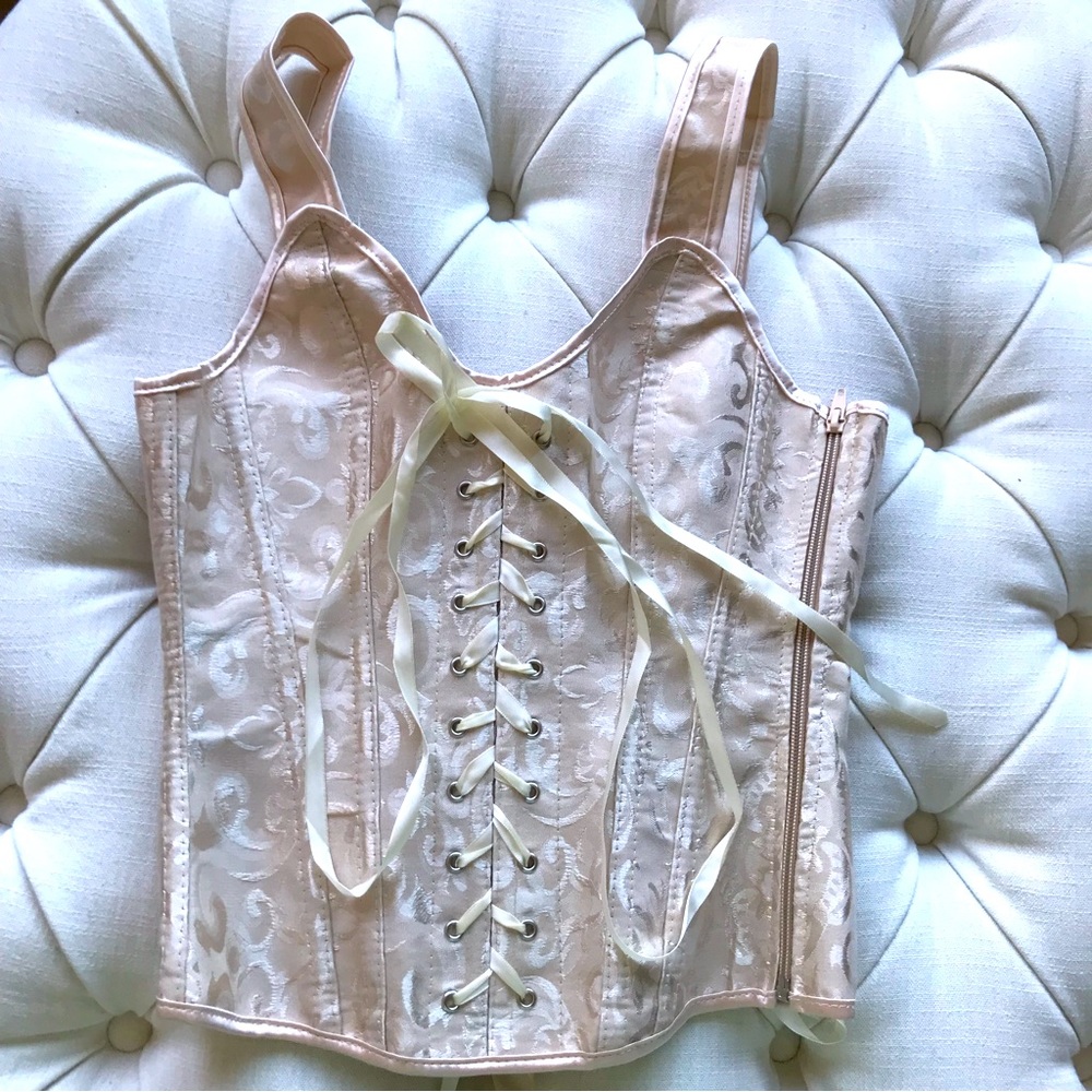 Gold Bustier Size Small, could be used for Halloween Costume